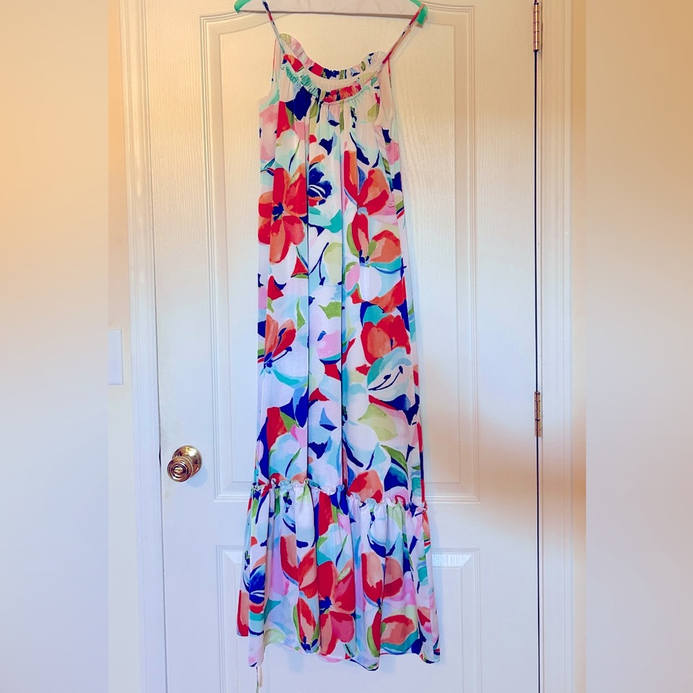 Flowy, flowery dress